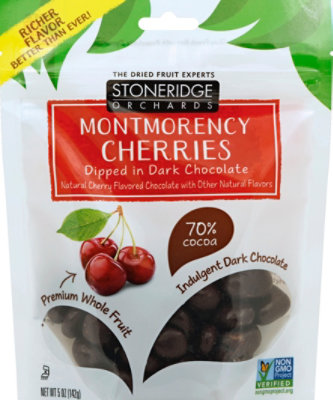 Stoneridge Orchard Fruit Drd Cherry Dark Chocolate - 5 OZ - Image 2