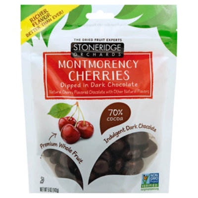 Stoneridge Orchard Fruit Drd Cherry Dark Chocolate - 5 OZ - Image 1