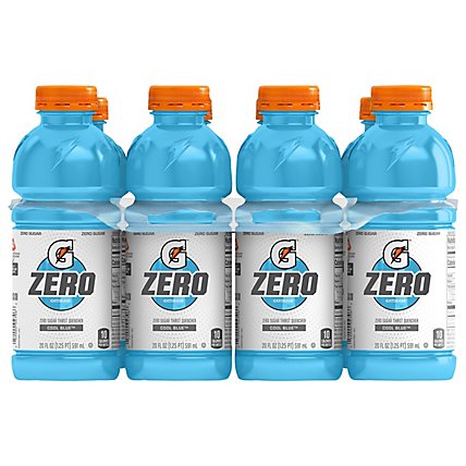 Gatorade Zero Zero Sugar Thirst Quencher Cool Blue - 8-20FZ - Image 1