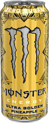 Monster Energy Ultra Gold Sugar Free Energy Drink - 16 Fl. Oz. - Image 1
