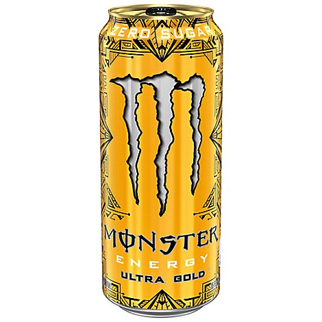 Monster Energy Ultra Gold Sugar Free Energy Drink - 16 Fl. Oz.