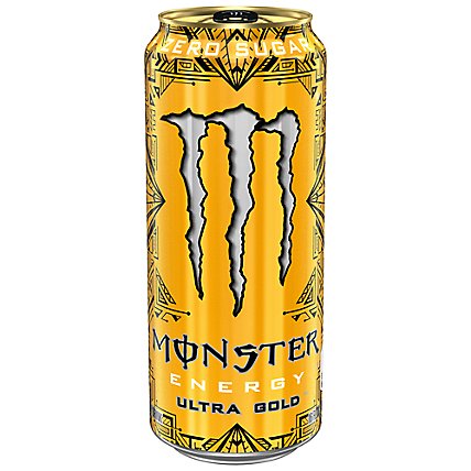 Monster Energy Ultra Gold Sugar Free Energy Drink - 16 Fl. Oz. - Image 1