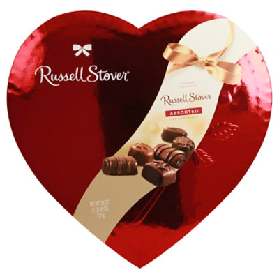 Rstvr Red Astd Choc Heart - 26 OZ