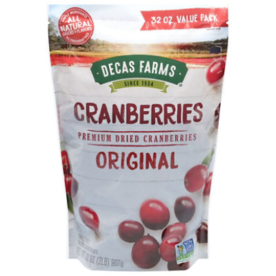 Decas Farms Dried Cranberries Premium Original - 32 Oz - Image 3