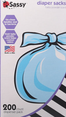 Sassy Diaper Sacks - 200 CT - Image 2