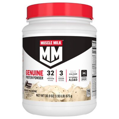 Muscle Milk Cookies N Creme Protein Powder - 1.93 LB - Image 3