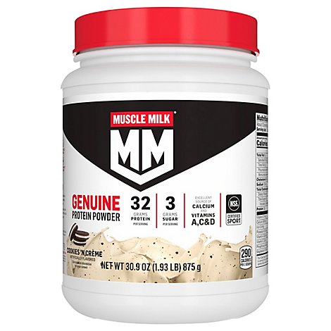 Muscle Milk Cookies N Creme Protein Powder - 1.93 LB