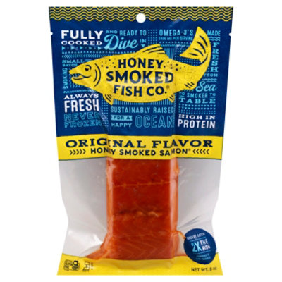 Salmon Orig Flavor Honey Smoked 8oz - 8 OZ - Safeway