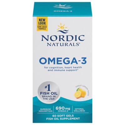 Nordic Naturals Omega 3 Lemon - 60 CT - Image 3