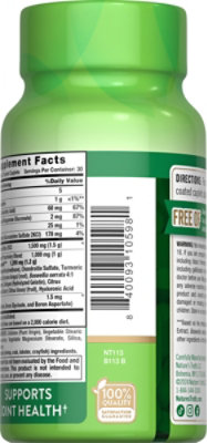 Nature's Truth Triple Strength Glucosamine Chrondrotin MSM Complex - 60 Count - Image 3