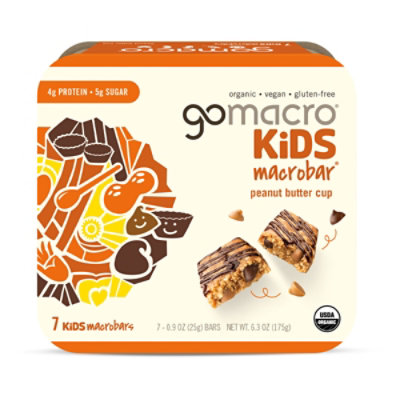 GoMacro Peanut Butter Cup Kids Bar - 7-.9 Oz - Image 2