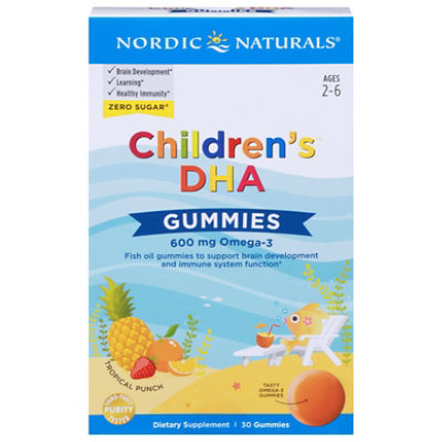 Nordic Child Dha Gummies Tropical Punch - 30 CT - Image 3