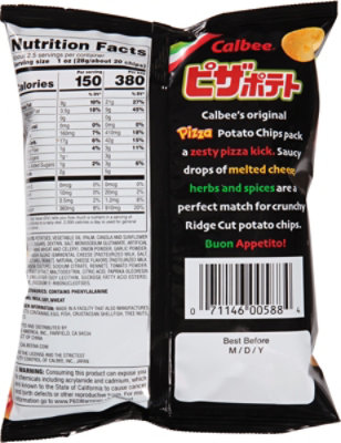 Calbee Potato Chips Pizza - 2.54 OZ - Image 6