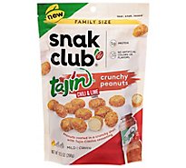 Snk Clb-fs Tajin Crunchy Peanuts - 10.5 OZ