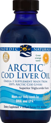 Nordic Naturals Arctic Cod Liver Oil Orange - 8 Oz - Image 2