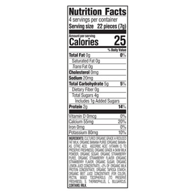 Happy Baby Organics Greek Yogis Freeze-Dried Greek Yogurt Fruit Snacks Strawberry Banana - 1 Oz - Image 3