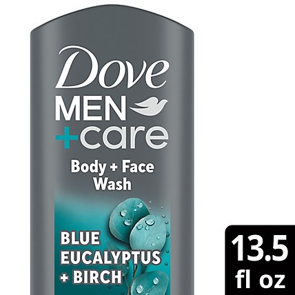 Dove Men Care Blue Eucalyptus Body Wash - 13.5 OZ - Image 1