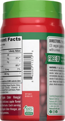 Nature's Truth Apple Cider Vinegar 600 mg Gummies - 75 Count - Image 6