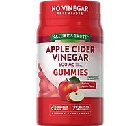 Nature's Truth Apple Cider Vinegar 600 mg Gummies - 75 Count