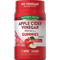 Nature's Truth Apple Cider Vinegar 600 mg Gummies - 75 Count - Image 1