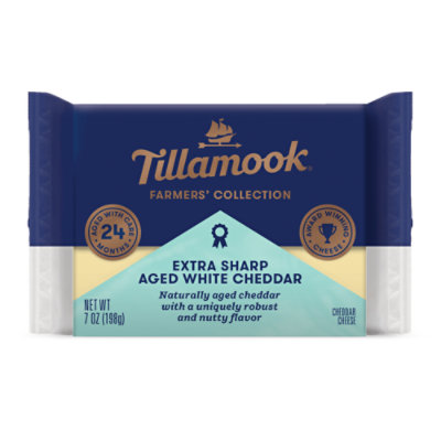 Tillamook Farmers Collection Extra Sharp White Cheddar Cheese Block - 7 Oz - Image 1