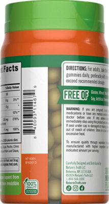 Nature's Truth Vitamin C Plus Zinc Immune Support plus Manuka Honey Gummies - 60 Count - Image 6