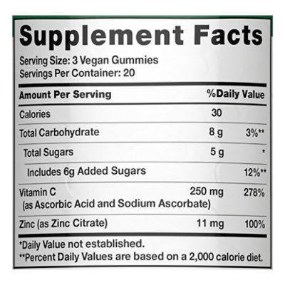 Nature's Truth Vitamin C Plus Zinc Immune Support plus Manuka Honey Gummies - 60 Count - Image 4