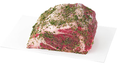 Beef Rib Roast Bone In Herb Crusted - Weight Between 9-11 Lb (4-5 ribs) - Image 1