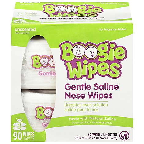 Boogie Wipes 90ct Unscented - 90 CT