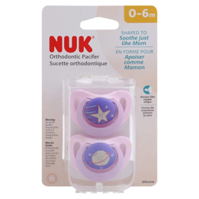 Nuk Genius Pacifiers Size 1 - 2 CT