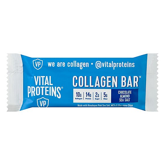 Vital Proteins Collagen Chocolate Almond Sea Salt Bar - 1.8 OZ
