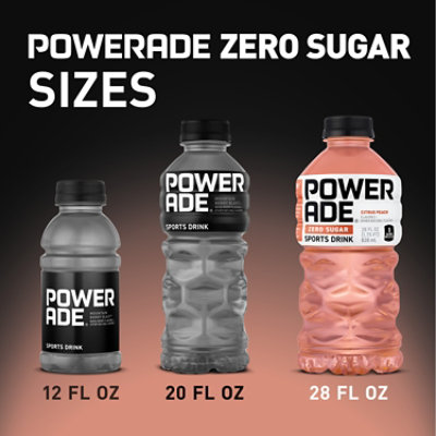 Powerade Zero Sugar Citrus Peach Bottle - 28 FZ - Image 4