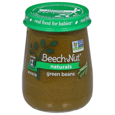Beech-Nut Naturals Stage 1 Green Beans Baby Food - 4 Oz - Image 2