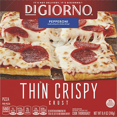 Digiorno Thin Crispy Crust Pepperoni Pizza For One - 8.4 OZ - Image 1