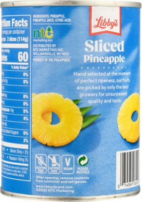 Libby's Sliced Pineapple In Natural Juice - 20 Oz - Image 5