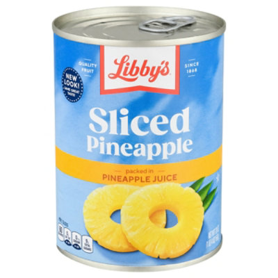 Libby Sliced Pineapple In Pineapple Juice Food - 20 OZ