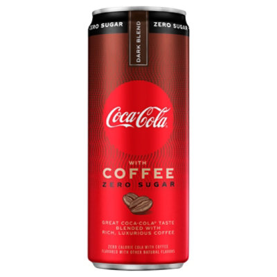 Coca-Cola Soda with Coffee Dark Blend Zero Sugar Cans - 12 Fl. Oz. - Image 2