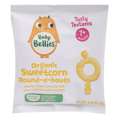 Baby Bellies Organic Sweetcorn Roundabouts - .4 OZ