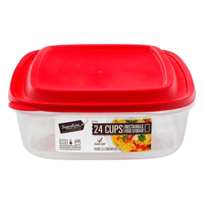 Signature SELECT Food Storage Rectangle 24 Cup - EA - Image 4