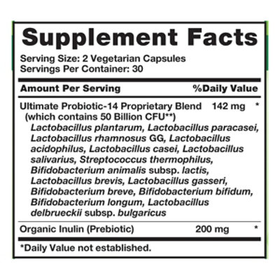 Nature's Truth 50 Billion Active Cultures Ultimate Probiotic Balance - 60 Count - Image 4