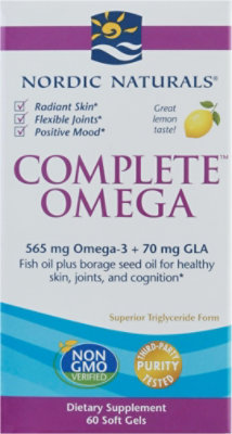 Nordic Naturals Compl Omega Lemon - 60 CT - Image 2