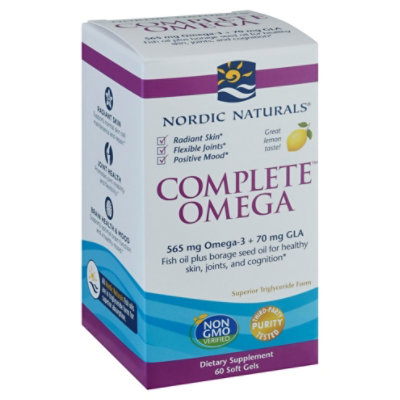 Nordic Naturals Compl Omega Lemon - 60 CT - Image 1