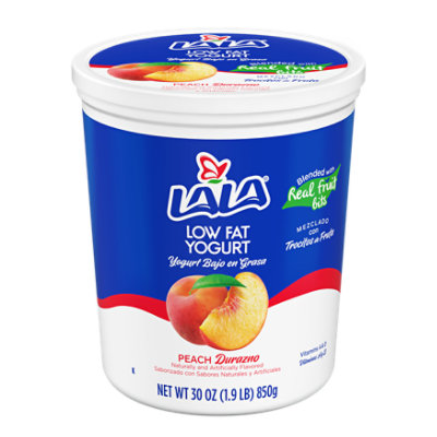 Lala Blended Peach Yogurt - 30 FZ - tomthumb