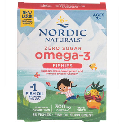 Nordic Omega 3 Fishies Tutti Frutti - 36 CT - Image 2