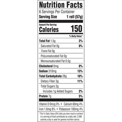 Oroweat Vegetable Herb Cauliflower Sandwich Thins Rolls - 12 Oz - Image 3