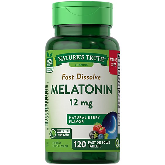 Nature's Truth Melatonin 12 mg - 120 Count