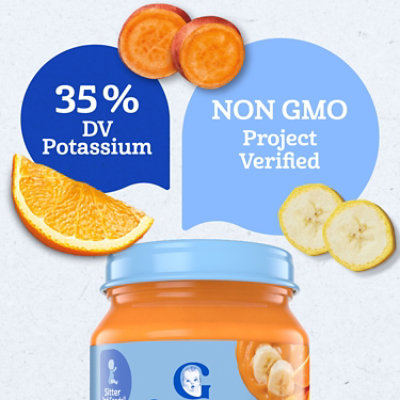 Gerber 2nd Foods Natural Sweet Potato Banana Orange Baby Food Jar - 4 Oz - Image 2