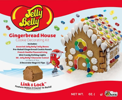 Jelly Belly Gingerbread Cottage Kit Each - 28 OZ - Image 1