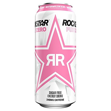 Rockstar Pure Zero Energy Drink Watermelon Liwi - 16 FZ - Image 3