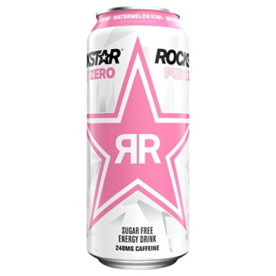 Rockstar Pure Zero Energy Drink Watermelon Liwi - 16 FZ - Image 3